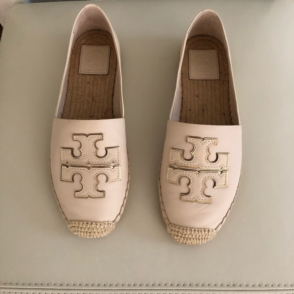 Tory Burch Cream Espadrilles
